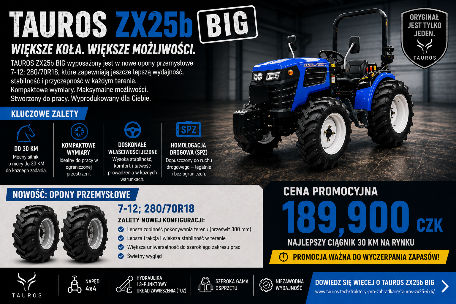 Tauros ZX25b BIG - Polish